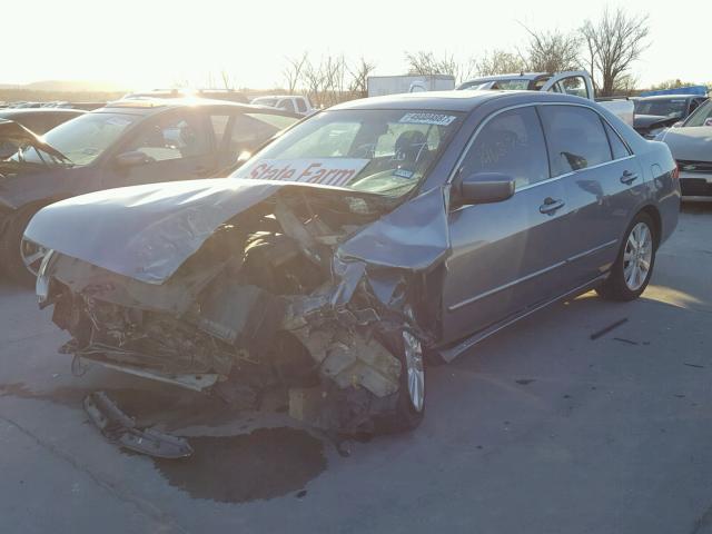 1HGCM66567A024767 - 2007 HONDA ACCORD EX GRAY photo 2