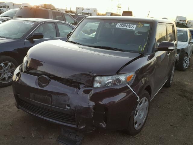 JTLZE4FE3DJ047370 - 2013 TOYOTA SCION XB MAROON photo 2