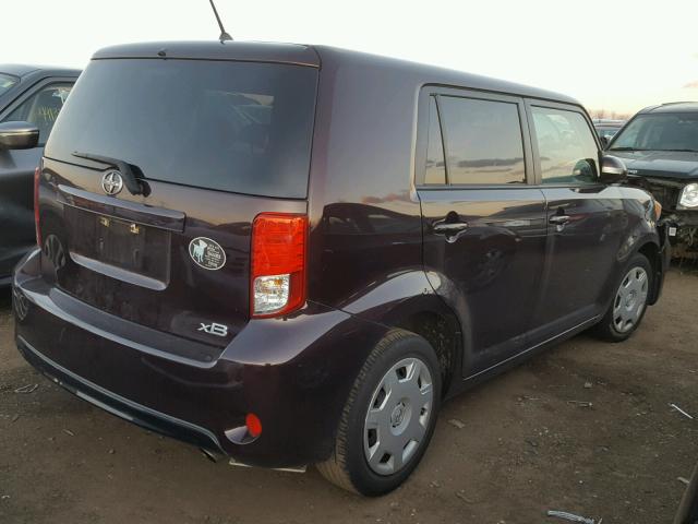 JTLZE4FE3DJ047370 - 2013 TOYOTA SCION XB Granate foto 4