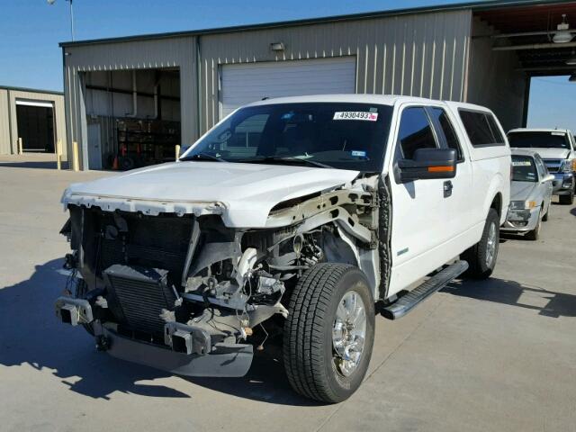 1FTFX1CT6CFB24177 - 2012 FORD F150 SUPER WHITE photo 2