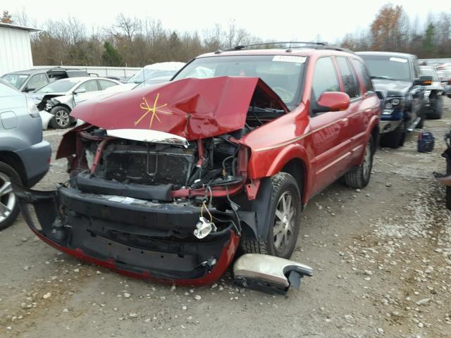 5GAES13P842251309 - 2004 BUICK RAINIER CX RED photo 2