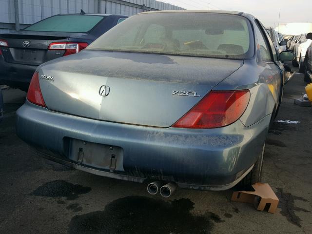 19UYA1156VL002195 - 1997 ACURA 2.2CL BLUE photo 4