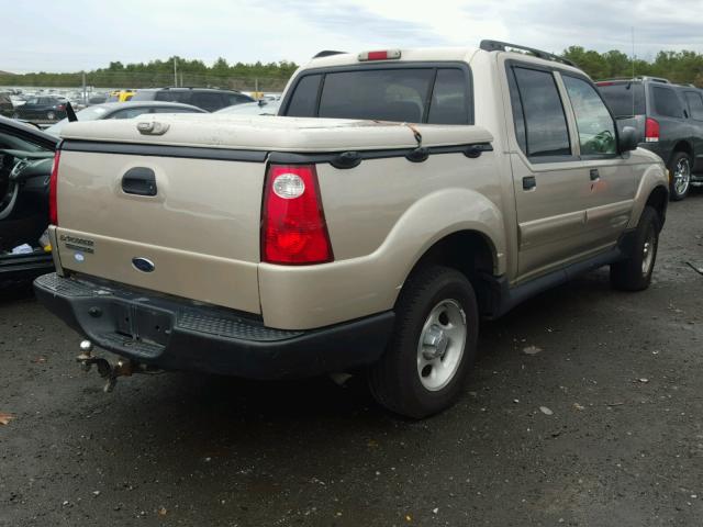 1FMZU77K24UA57189 - 2004 FORD EXPLORER S GOLD photo 4