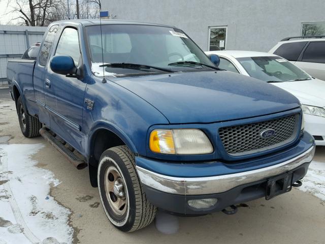 1FTRX18L8YNB16276 - 2000 FORD F150 TURQUOISE photo 1