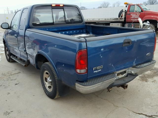 1FTRX18L8YNB16276 - 2000 FORD F150 TURQUOISE photo 3