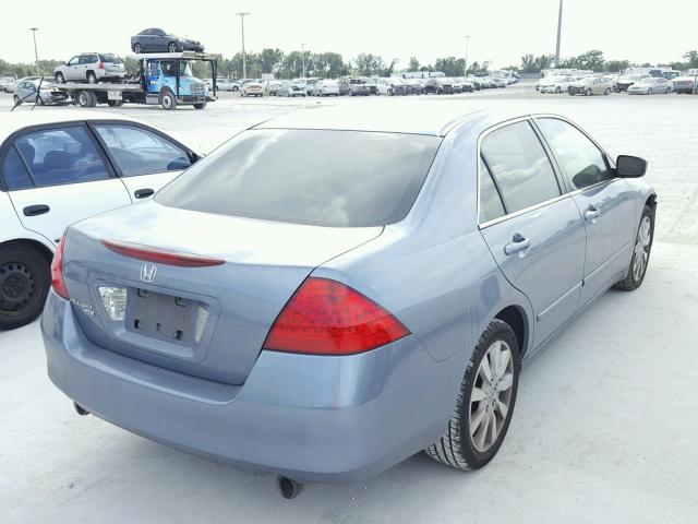 1HGCM66427A075013 - 2007 HONDA ACCORD SE GRAY photo 4