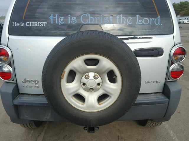 1J4GL48K67W500457 - 2007 JEEP LIBERTY SP SILVER photo 10