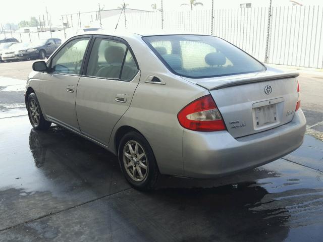 JT2BK12U510010428 - 2001 TOYOTA PRIUS TAN photo 3