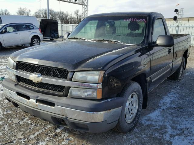 1GCEC14T83E324165 - 2003 CHEVROLET SILVERADO BLACK photo 2