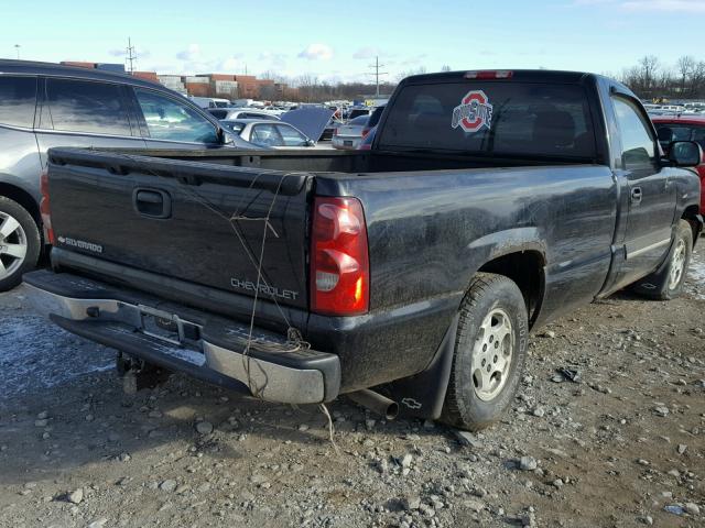 1GCEC14T83E324165 - 2003 CHEVROLET SILVERADO BLACK photo 4