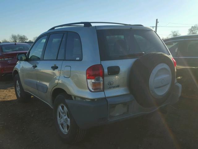 JTEHH20V110109227 - 2001 TOYOTA RAV4 SILVER photo 3