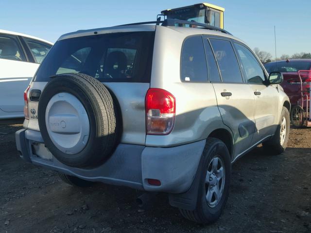 JTEHH20V110109227 - 2001 TOYOTA RAV4 SILVER photo 4