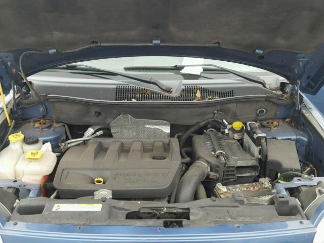 1J8FF47W67D166156 - 2007 JEEP COMPASS BLUE photo 7