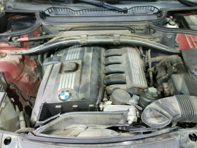 WBXPC93427WF29729 - 2007 BMW X3 3.0SI RED photo 7