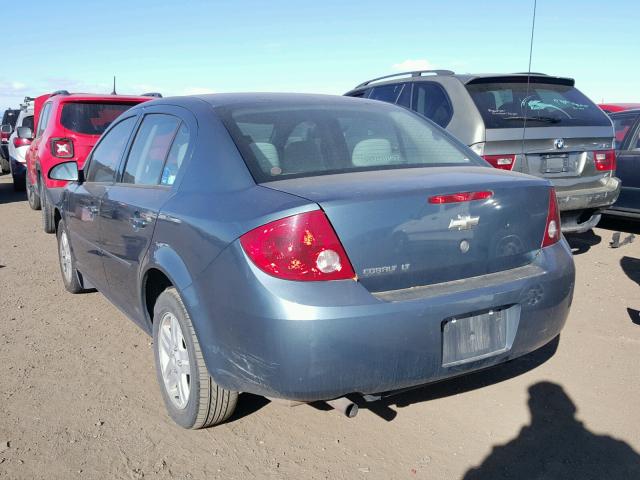 1G1AL55F567834974 - 2006 CHEVROLET COBALT LT BLUE photo 3