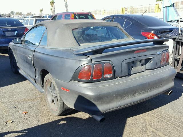 1FALP45X1VF182811 - 1997 FORD MUSTANG GT BLACK photo 3