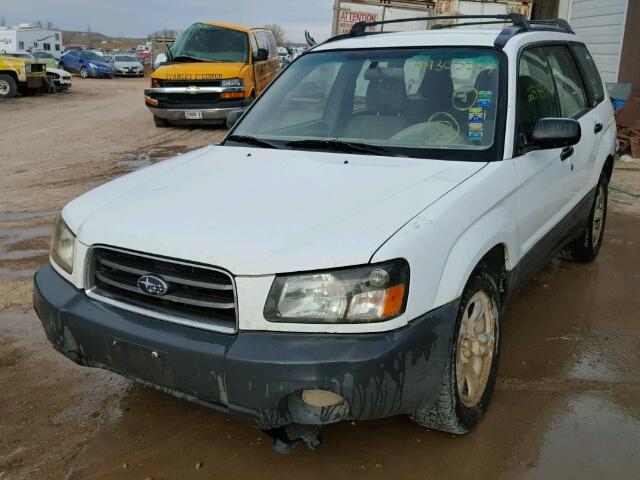 JF1SG63623H745562 - 2003 SUBARU FORESTER 2 WHITE photo 2