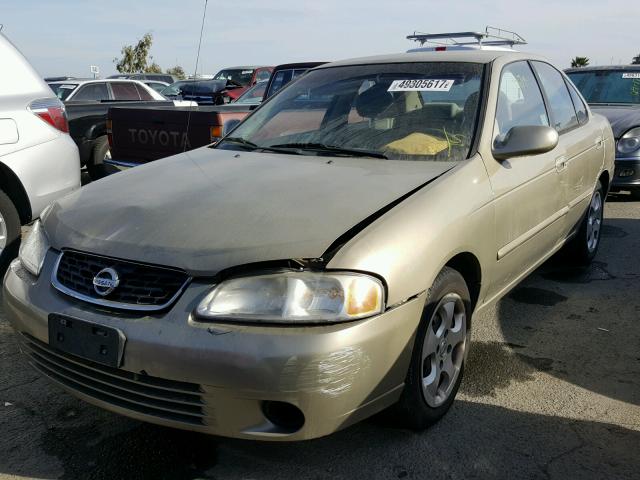 3N1CB51DX3L785949 - 2003 NISSAN SENTRA XE GOLD photo 2