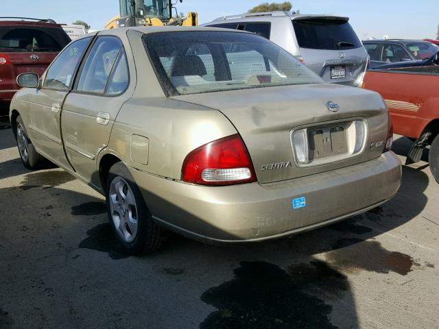 3N1CB51DX3L785949 - 2003 NISSAN SENTRA XE GOLD photo 3