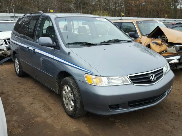 5FNRL18962B017428 - 2002 HONDA ODYSSEY EX BLUE photo 1