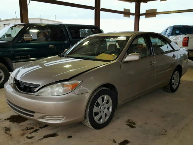 4T1BE32K83U708290 - 2003 TOYOTA CAMRY LE ოქროსფერი ფოტო 2