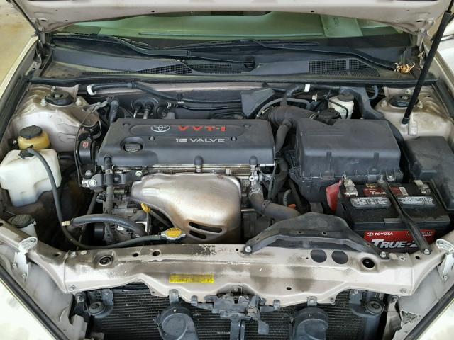 4T1BE32K83U708290 - 2003 TOYOTA CAMRY LE ოქროსფერი ფოტო 7