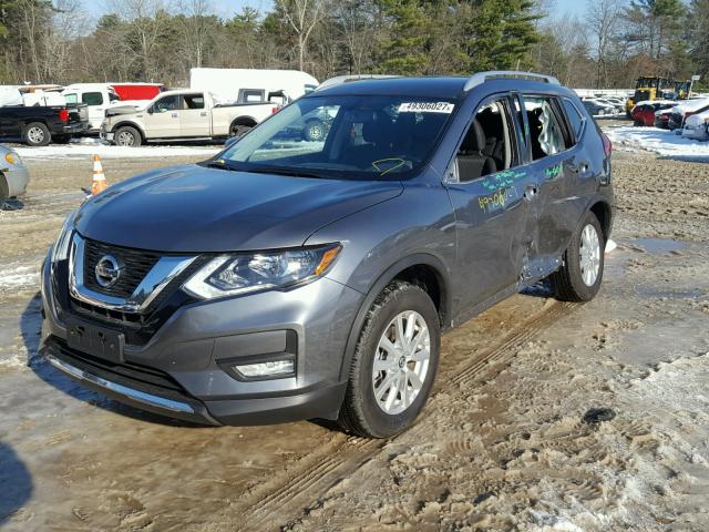 KNMAT2MV3HP502405 - 2017 NISSAN ROGUE S GRAY photo 2