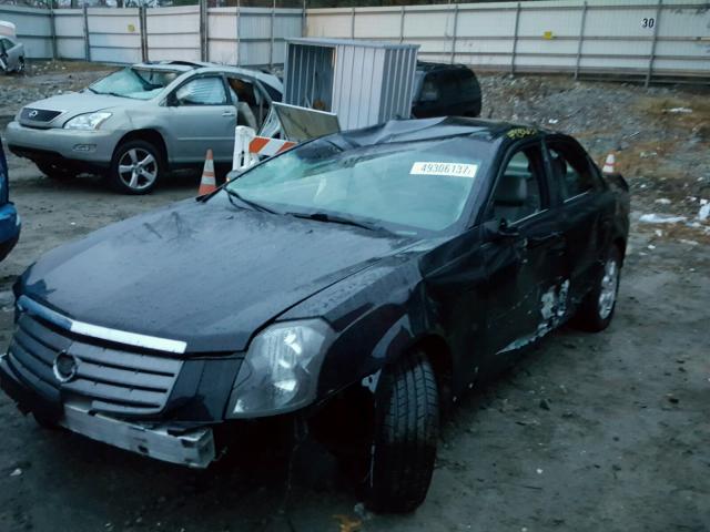 1G6DM57T370110573 - 2007 CADILLAC CTS BLACK photo 2