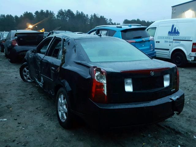 1G6DM57T370110573 - 2007 CADILLAC CTS BLACK photo 3