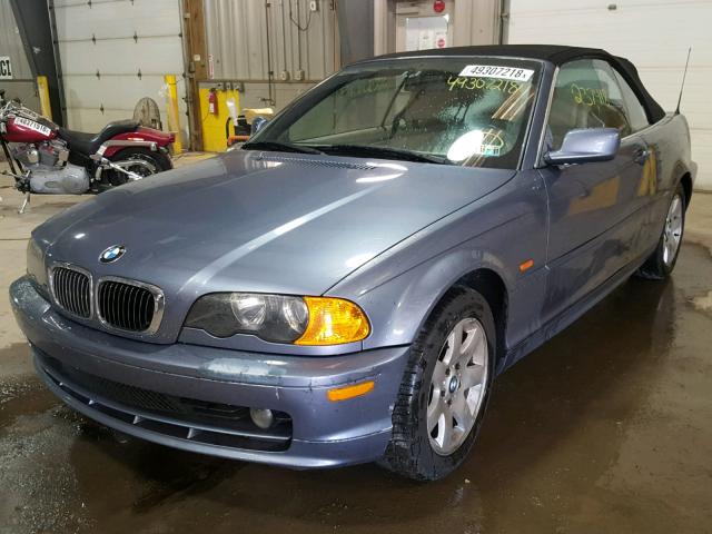 WBABR3349YEK96081 - 2000 BMW 323 CI BLUE photo 2