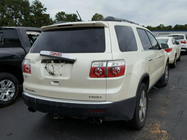 1GKLVMED1AJ104286 - 2010 GMC ACADIA SLT 奶油色 照片 4