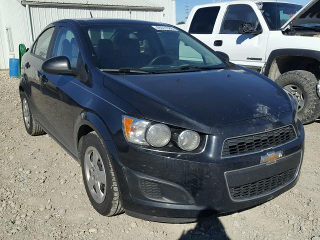 1G1JA5SH7D4228733 - 2013 CHEVROLET SONIC LS BLACK photo 1