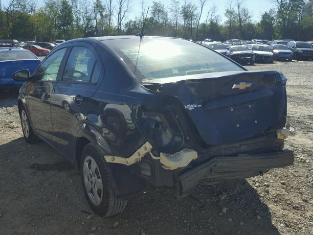 1G1JA5SH7D4228733 - 2013 CHEVROLET SONIC LS BLACK photo 3