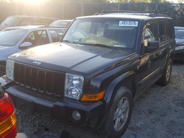 1J8HG48N36C179284 - 2006 JEEP COMMANDER BLACK photo 2