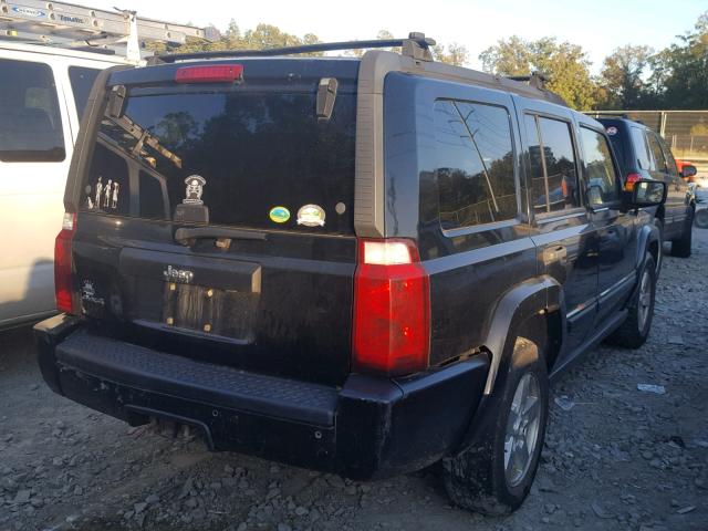 1J8HG48N36C179284 - 2006 JEEP COMMANDER BLACK photo 4