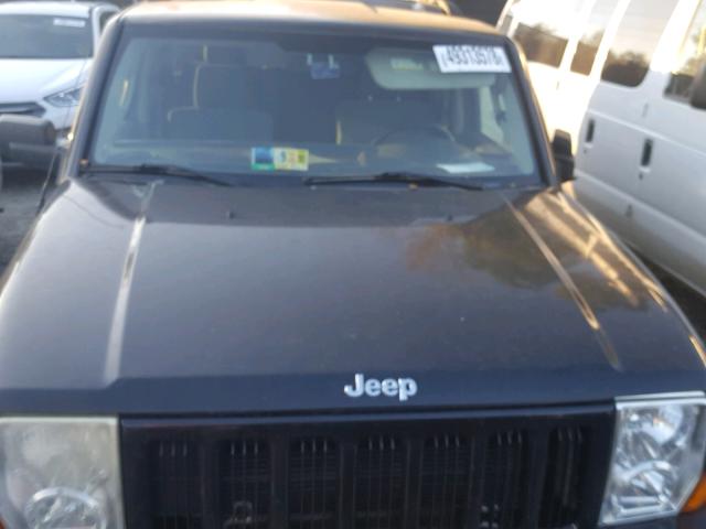 1J8HG48N36C179284 - 2006 JEEP COMMANDER BLACK photo 9