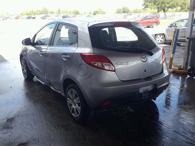 JM1DE1KY0E0187095 - 2014 MAZDA MAZDA2 SPO 银色 照片 3