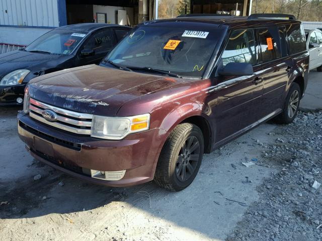 2FMGK5BC7BBD06381 - 2011 FORD FLEX SE PURPLE photo 2