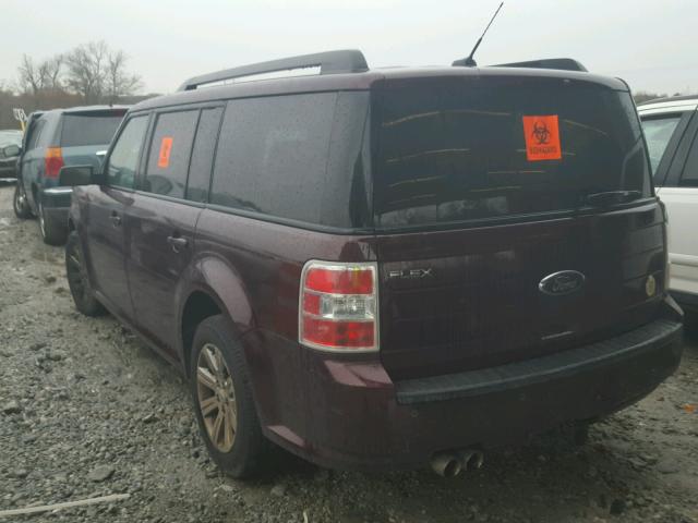 2FMGK5BC7BBD06381 - 2011 FORD FLEX SE PURPLE photo 3