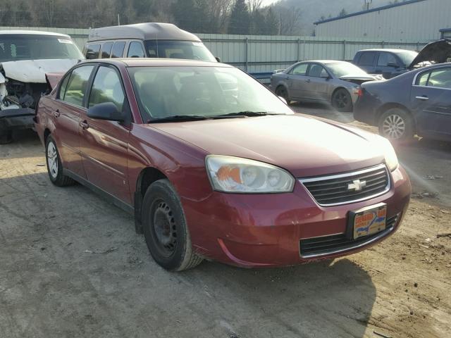 1G1ZS51F96F150236 - 2006 CHEVROLET MALIBU LS MAROON photo 1