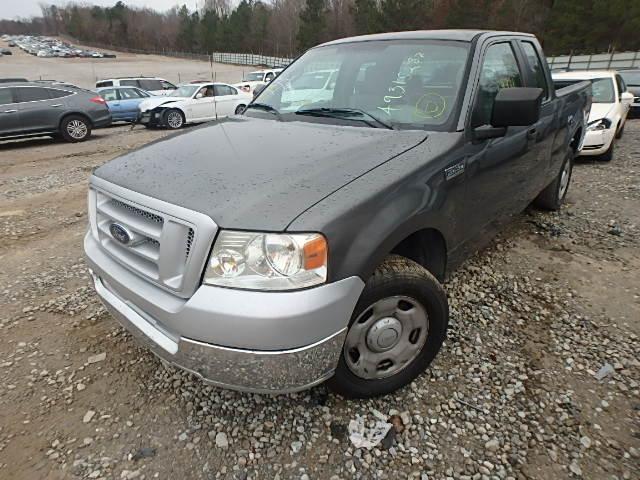 1FTRX12W45NA93108 - 2005 FORD F150 GRAY photo 2