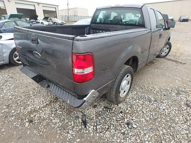 1FTRX12W45NA93108 - 2005 FORD F150 GRAY photo 4