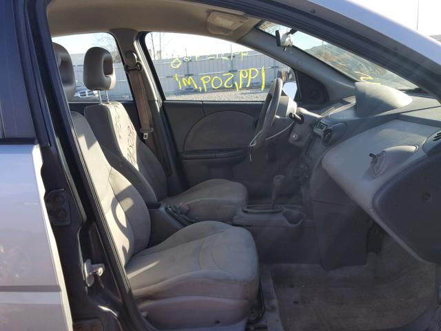 1G8AJ52F93Z160484 - 2003 SATURN ION LEVEL SILVER photo 5