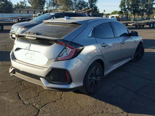 SHHFK7H55HU411595 - 2017 HONDA CIVIC EX SILVER photo 4