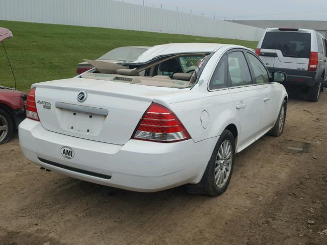 1MEFM42116G613822 - 2006 MERCURY MONTEGO PR 白色 照片 4