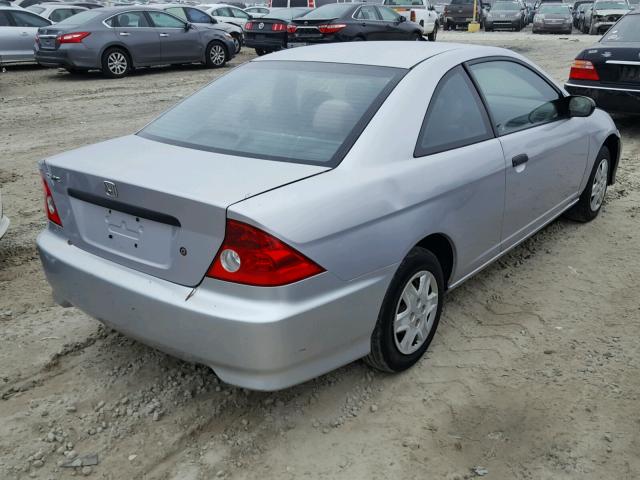 1HGEM22144L060462 - 2004 HONDA CIVIC DX V SILVER photo 4