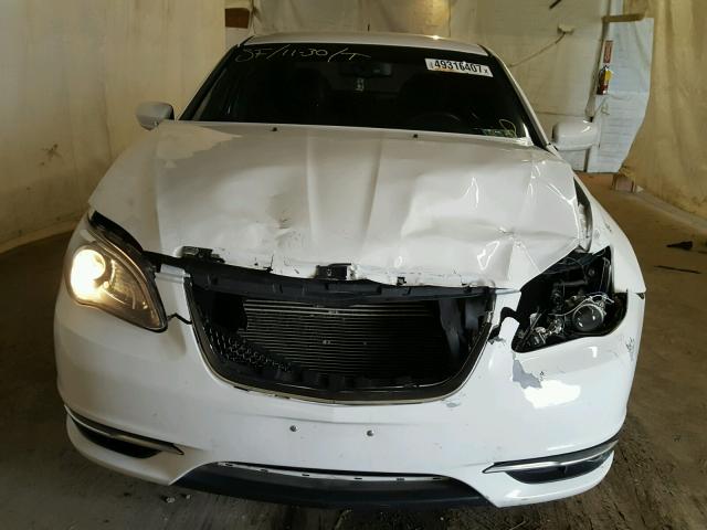 1C3CCBCG9EN170901 - 2014 CHRYSLER 200 LIMITE WHITE photo 7