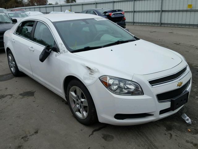 1G1ZA5EU8BF311763 - 2011 CHEVROLET MALIBU LS WHITE photo 1