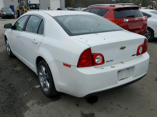 1G1ZA5EU8BF311763 - 2011 CHEVROLET MALIBU LS WHITE photo 3