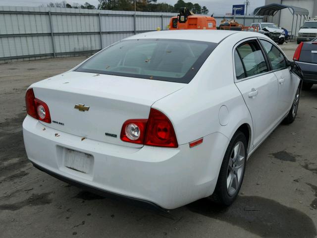 1G1ZA5EU8BF311763 - 2011 CHEVROLET MALIBU LS WHITE photo 4